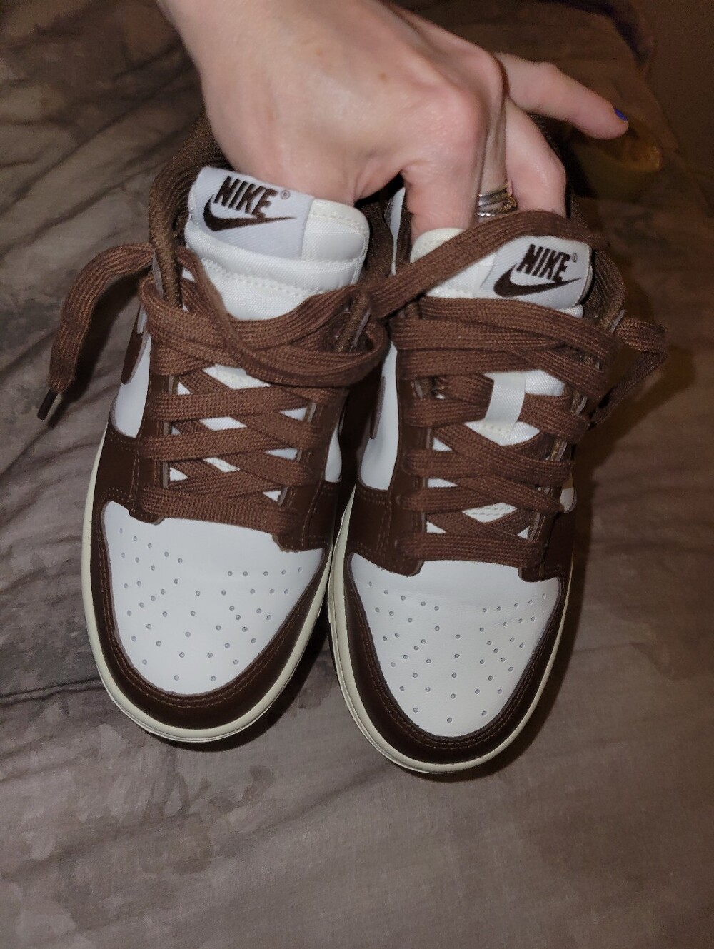 Nike Dunks Low Sail/Coconut Milk/Cacao Wow Size 5 Women